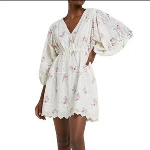River Island Cream Floral Dress